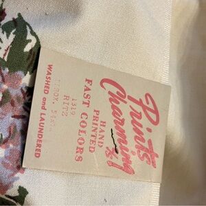 NWT Vintage Prints Charming Hand-Printed Tablecloth 54x72 – Fast Colors